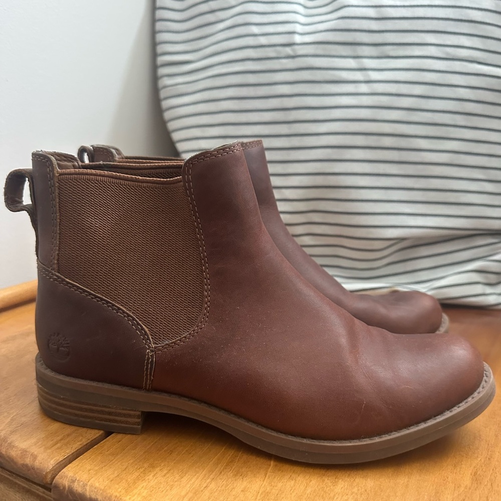 Timberland Chestnut Leather Chelsea Boots